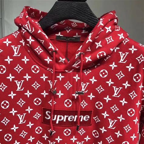 supreme lv black and white hoodie replica|supreme stickers real.